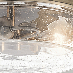 Потолочный светильник с прозрачным стеклянным плафоном с эффектом пузырьков Kichler варинант исполнения - 4 | Loft Concept в Воронеже