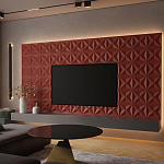 Гипсовая 3D панель с принтографией PM-11 варинант исполнения - 1 | Loft Concept в Воронеже