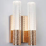 Бра с двумя плафонами Dew Drops Tube Duo Gold Wall Lamp варинант исполнения - 3 | Loft Concept в Воронеже
