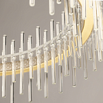 Люстра круглая с прозрачными стеклянными трубками 51 см Nembus варинант исполнения - 8 | Loft Concept в Воронеже