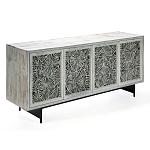 Буфет в гостиную с инкрустацией Palm Sideboard with Bone Inlay варинант исполнения - 2 | Loft Concept в Воронеже