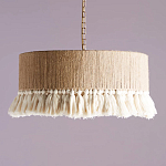 Люстра круглая плетеная с кисточками Solar Glow варинант исполнения - 6 | Loft Concept в Воронеже
