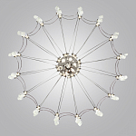 Люстра подвесная из металла с прозрачными подвесками из хрусталя Quasar 93 варинант исполнения - 11 | Loft Concept в Воронеже