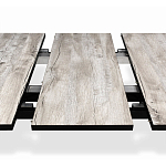 Стол обеденный раздвижной с прямоугольной бежевой столешницей Magali варинант исполнения - 6 | Loft Concept в Воронеже