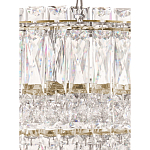 Люстра подвесная круглая из прозрачного хрусталя с золотым корпусом Selfsufficient варинант исполнения - 5 | Loft Concept в Воронеже