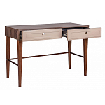 Стол письменный из массива бука с 2-мя ящиками бежевый Wenge Light варинант исполнения - 3 | Loft Concept в Воронеже