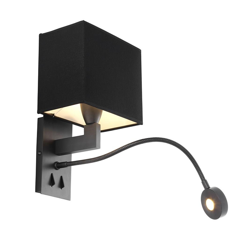 Бра Wall Lamp Reading Bronze Черный Темная бронза Бра Wall Lamp Reading Bronze Черный Темная бронза в Воронеже | Loft Concept