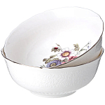 Обеденный сервиз из фарфора с рисунком цветов на 6 персон 23 предмета Garden Whisper Porcelain Set  варинант исполнения - 5 | Loft Concept в Воронеже