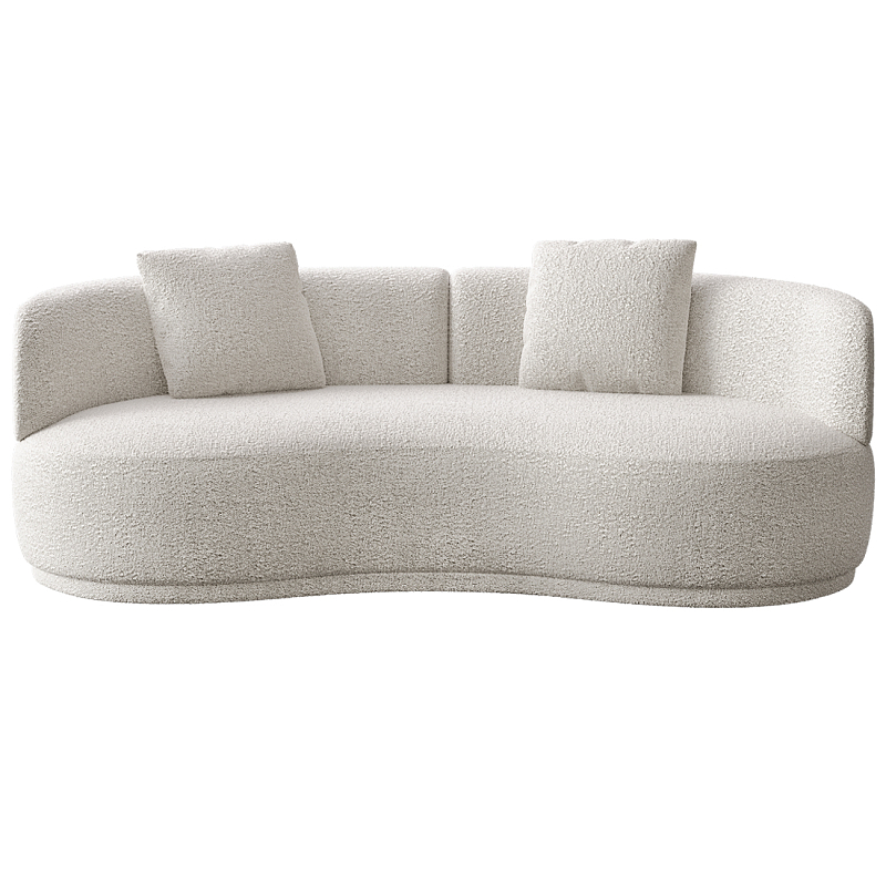 Двухместный диван Calypso Молочный в Воронеже | Loft Concept 