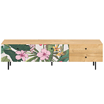 Длинная ТВ-тумба с принтом на ящиках Elise TV Stand варинант исполнения - 15 | Loft Concept в Воронеже