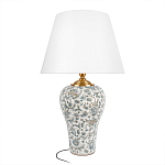 Настольная лампа с цветочной росписью Lamp Flower Painting варинант исполнения - 6 | Loft Concept в Воронеже