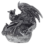Декоративная статуэтка Дракон Silver Dragon Statuette варинант исполнения - 3 | Loft Concept в Воронеже