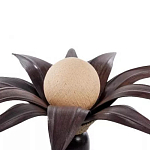 Настольная лампа черная INDONESIAN LAMPS варинант исполнения - 2 | Loft Concept в Воронеже