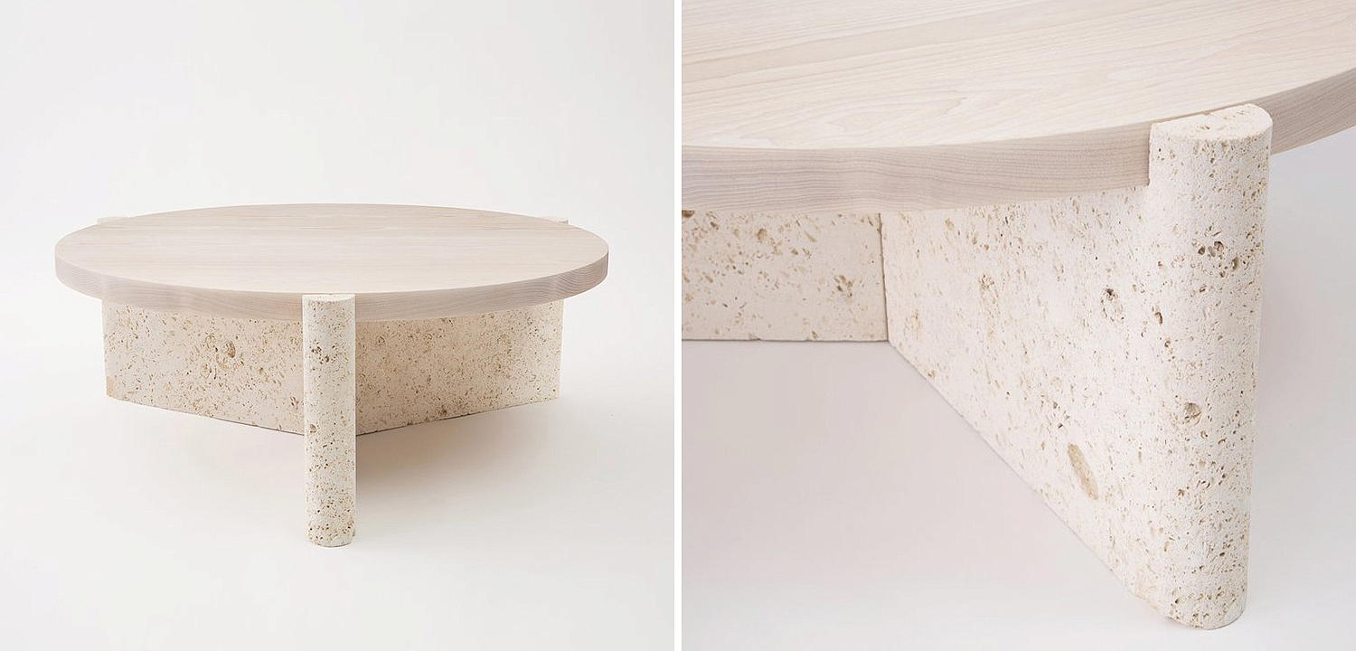 Кофейный стол Isla Travertine Coffee Table Кофейный стол Isla Travertine Coffee Table - Loft-Concept в Воронеже