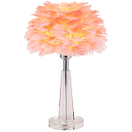 Настольная лампа с перьями Plumage Pink Table Lamp варинант исполнения - 1 | Loft Concept в Воронеже