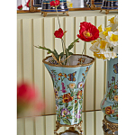 Ваза со стрекозой из фарфора с бронзовыми элементами Paradise Dragonfly варинант исполнения - 5 | Loft Concept в Воронеже