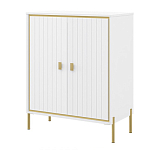 Тумба белая с двумя дверками и полками Antique Order варинант исполнения - 1 | Loft Concept в Воронеже