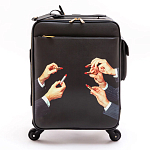 Чемодан дорожный SELETTI Travel Kit Trolley Lipstick Black варинант исполнения - 1 | Loft Concept в Воронеже