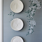 Обои ручная роспись Jasmine Standard colourway on Wood Ash slub silk варинант исполнения - 3 | Loft Concept в Воронеже