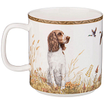 Кружка из фарфора с изображением фазанов и собаки 400 мл Hunting Porcelain Collection варинант исполнения - 1 | Loft Concept в Воронеже
