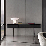 Консоль чёрная с 3-мя выдвижными ящиками Lou варинант исполнения - 3 | Loft Concept в Воронеже