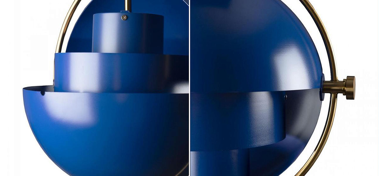 Подвесной светильник Louis Weisdorff Blue диаметр 38 Подвесной светильник Louis Weisdorff Blue диаметр 38 - Loft-Concept в Воронеже
