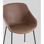 Стул Ashby экокожа светло-коричневый варинант исполнения - 3 | Loft Concept в Воронеже