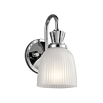 Бра с матовым ребристым плафоном в форме колокола Kichler варинант исполнения - 1 | Loft Concept в Воронеже