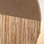 Бра круглое натуральная пробка с бахромой Natural Cork варинант исполнения - 2 | Loft Concept в Воронеже