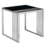 Столик журнальный с черной стеклянной столешницей Embodiment of Contemporary Art  варинант исполнения - 1 | Loft Concept в Воронеже