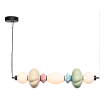 Подвесной светильник линейный с керамическими элементами 24W LED Fragrant Light варинант исполнения - 1 | Loft Concept в Воронеже