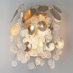 Бра с декоративными подвесками из прозрачного стекла в форме монеток FAIRYTREE Light варинант исполнения - 3 | Loft Concept в Воронеже