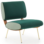 Дизайнерское кресло без подлокотников Gio Ponti ROUND D.154.5 Armchair варинант исполнения - 1 | Loft Concept в Воронеже