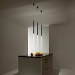 Подвсеной светильник светодиодный металлический цилиндрической формы Высота 80см Trumpet tube варинант исполнения - 9 | Loft Concept в Воронеже