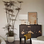 Настольная лампа с прямоугольным основанием из натурального камня c тканевым абажуром Lapis Tiburtinus варинант исполнения - 5 | Loft Concept в Воронеже