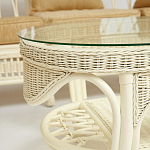 Комплект уличной мебели из ротанга Clara белый варинант исполнения - 9 | Loft Concept в Воронеже