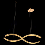 Люстра волнистой формы с фактурным хрустальным плафоном Light Delight варинант исполнения - 3 | Loft Concept в Воронеже