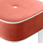 Квадратный мягкий пуф на белых ножках Winton Pouf Square варинант исполнения - 16 | Loft Concept в Воронеже