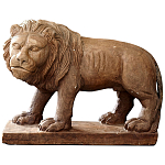 Каменная статуэтка в виде льва Indian Lion Statue варинант исполнения - 1 | Loft Concept в Воронеже