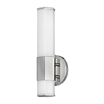 Бра для ванных комнат вертикальное с длинным белым матовым плафоном в форме шестиугольника на круглом основании Hinkley варинант исполнения - 12 | Loft Concept в Воронеже