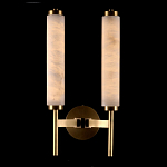 Бра с 2-мя цилиндрическими каменными плафонами Wand of Light варинант исполнения - 1 | Loft Concept в Воронеже