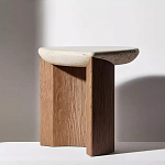 Дизайнерский журнальный стол полукруглой формы Pokun варинант исполнения - 1 | Loft Concept в Воронеже