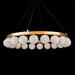 Люстра круглая с сферическими плафонами из натурального камня Phased Spheres варинант исполнения - 2 | Loft Concept в Воронеже