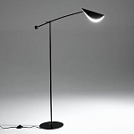 Торшер с поворотным плафоном Aracea Black Floor Lamp варинант исполнения - 1 | Loft Concept в Воронеже