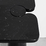 Консоль чёрная на 2-х конусообразных ножках Eros варинант исполнения - 1 | Loft Concept в Воронеже