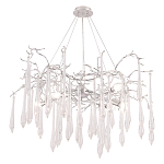 Люстра подвесная с прозрачными подвесками в форме капель Droplet Chandelier варинант исполнения - 4 | Loft Concept в Воронеже