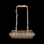 Люстра овальной формы хрустальная в неоклассическом стиле Majesty варинант исполнения - 2 | Loft Concept в Воронеже