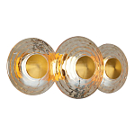 Бра из трех стеклянных фактурных дисков Eyepiece варинант исполнения - 3 | Loft Concept в Воронеже