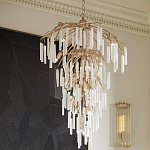 Люстра многоярусная с трубчатыми подвесками Dripping Crystals варинант исполнения - 5 | Loft Concept в Воронеже