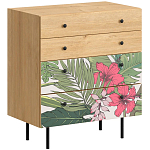 Комод с принтом на ящиках Elise Chest of Drawers варинант исполнения - 12 | Loft Concept в Воронеже
